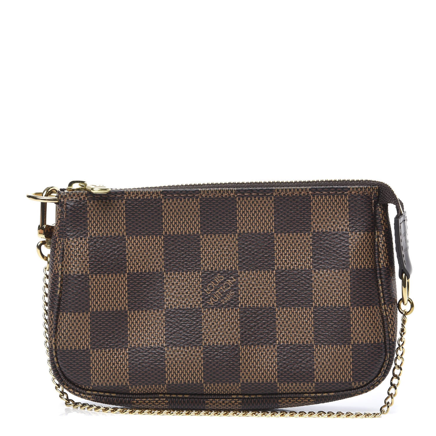 Louis Vuitton Damier Ebene Mini Pochette Accessories 1 of 10