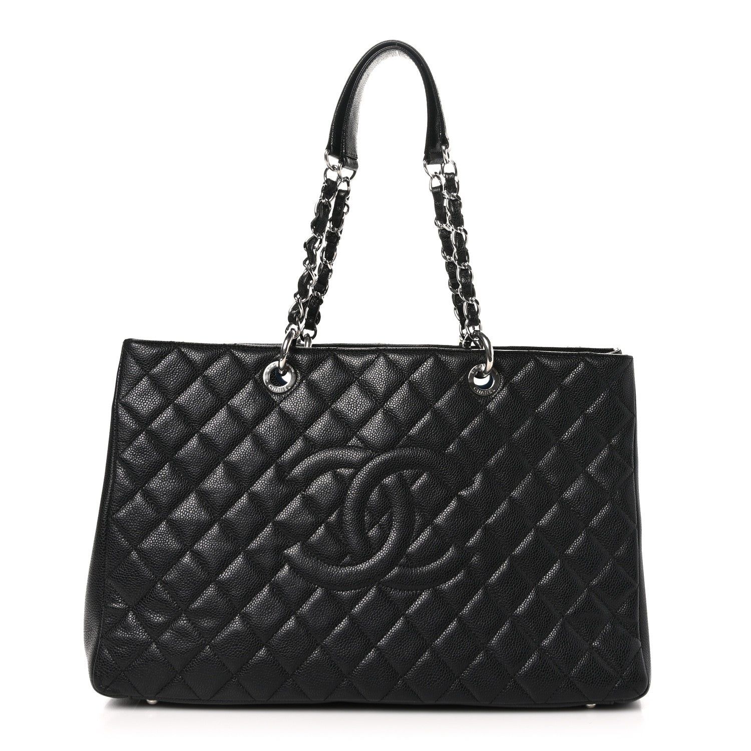Chanel Caviar Quilted XL Grand Shopping Tote GST Black 1 of 11