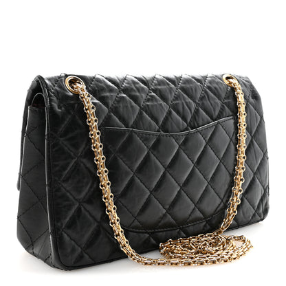 Chanel Aged Calfskin Quilted 2.55 Reissue 226 Flap Black 3 of 10