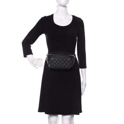 Chanel Caviar Quilted Business Affinity Waist Belt Bag Black 2 of 11