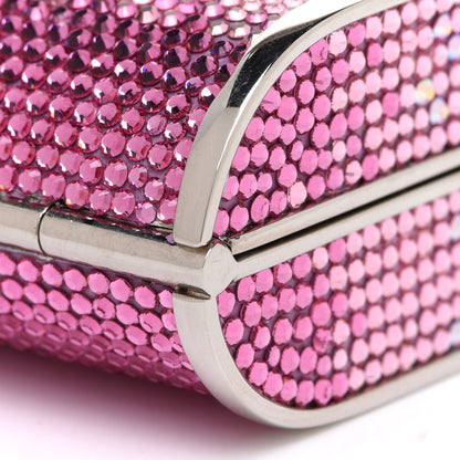 Judith Leiber Swarovski Crystal Minaudiere Clutch Pink 7 of 7
