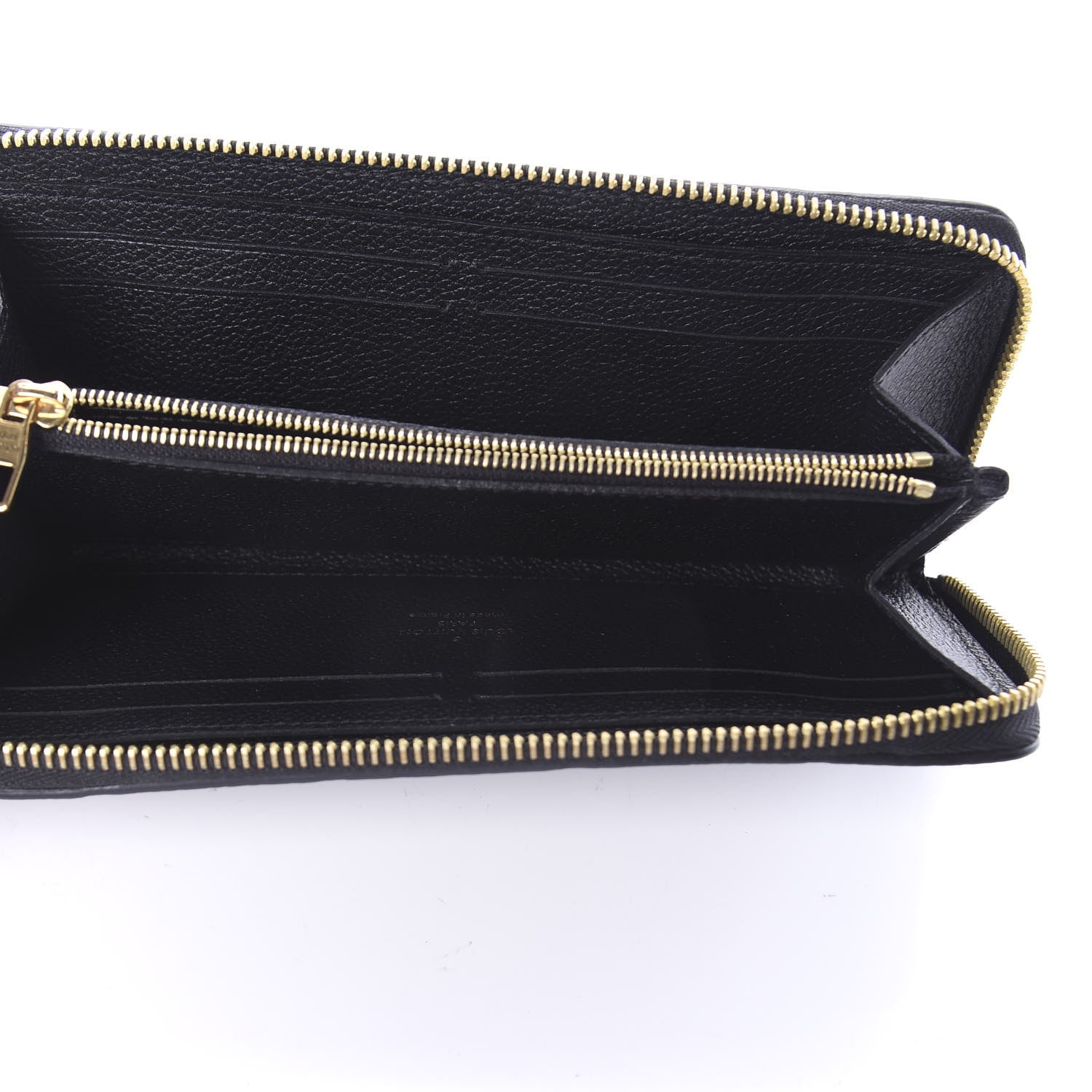 Louis Vuitton Empreinte Clemence Wallet Black 4 of 5
