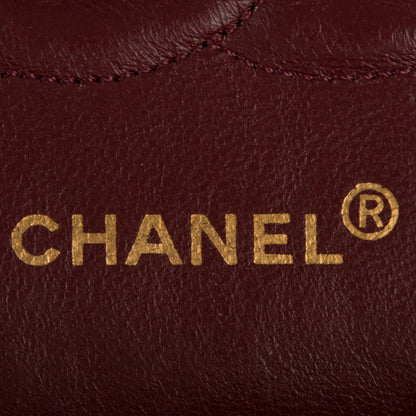 Chanel Lambskin Quilted Medium Double Flap Black 5 of 7