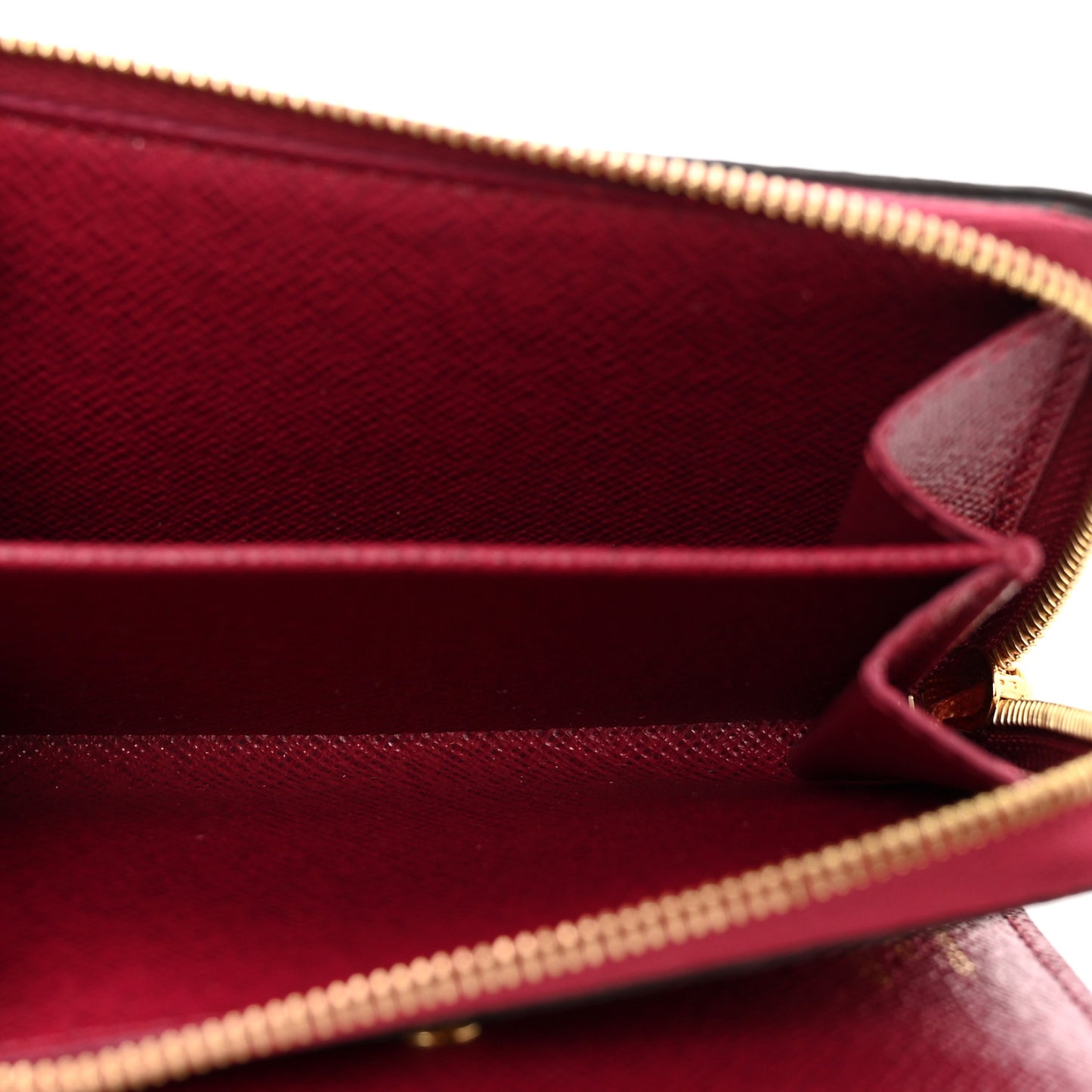 Monogram Lou Zippy Compact Wallet Red