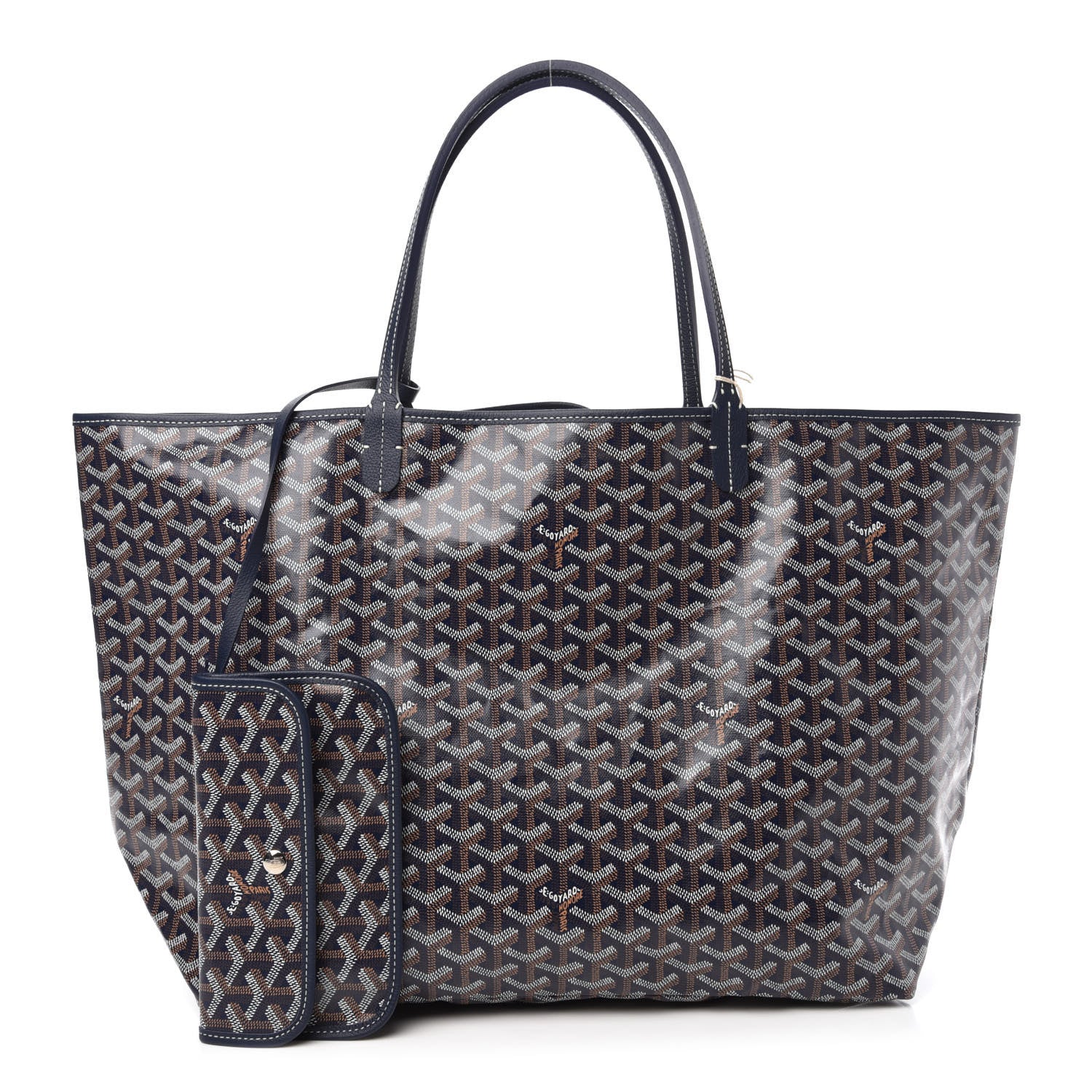 Goyard Goyardine Saint Louis GM Navy 1 of 8