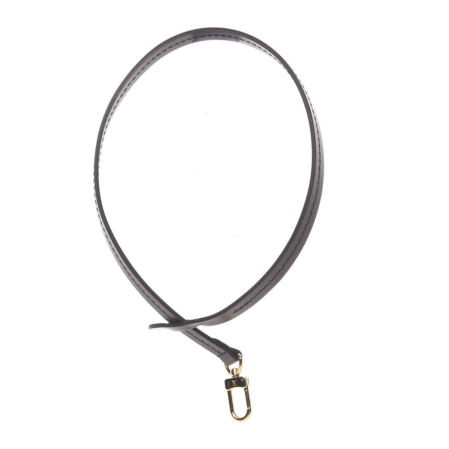 Louis Vuitton Calfskin Pochette Accessories Strap Brown 1 of 2