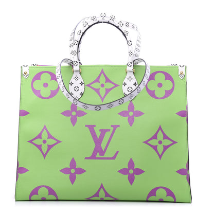 Louis Vuitton Monogram Giant Onthego GM Pink Lilac 1 of 9