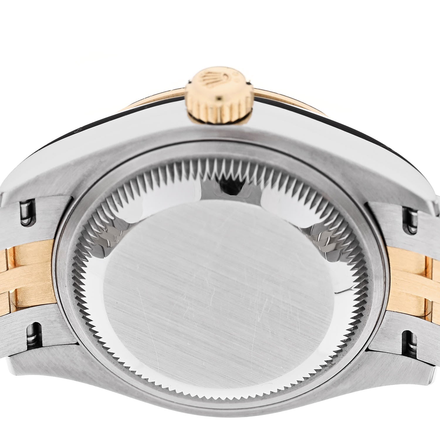Rolex Stainless Steel 18K Yellow Gold Diamond 28mm Oyster Perpetual Datejust Watch Silver 279173 4 of 5