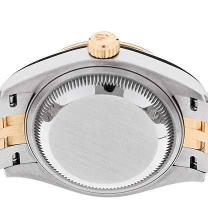 Rolex Stainless Steel 18K Yellow Gold Diamond 28mm Oyster Perpetual Datejust Watch Silver 279173 4 of 5
