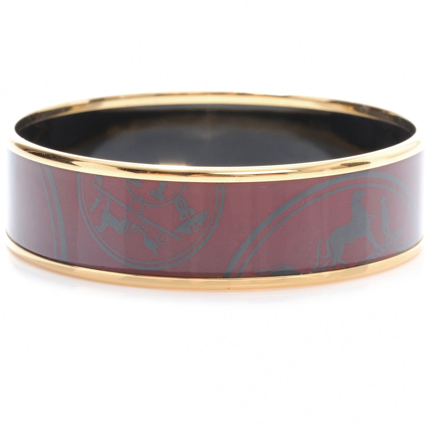 Enamel Printed Ex Libris Wide Bracelet 65
