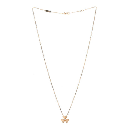 Van Cleef & Arpels 18K Yellow Gold Diamond Mini Frivole Pendant Necklace 3 of 6