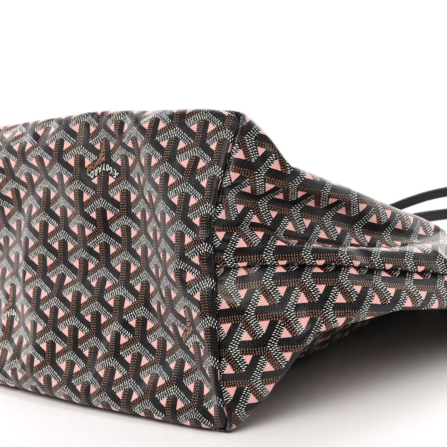 Goyard Goyardine Saint Louis Claire Voie GM Black Pink 11 of 14