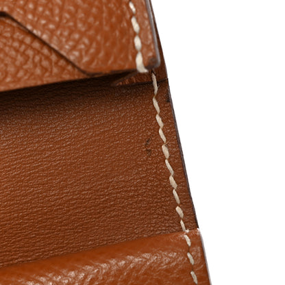 Hermes Epsom Mini Bearn Wallet Gold 10 of 13