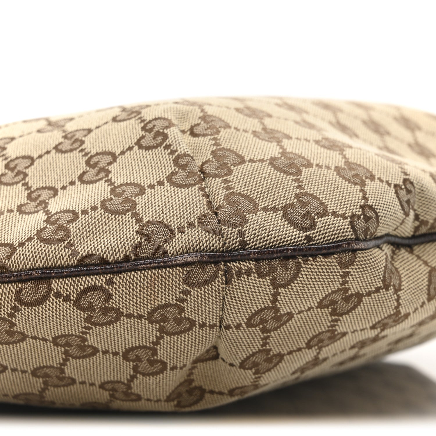 Gucci Monogram Hobo Dark Brown 9 of 10