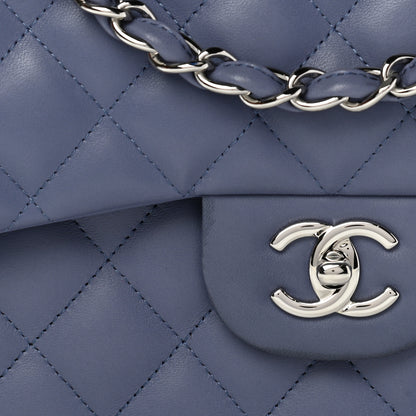 Chanel Lambskin Quilted Jumbo Double Flap Light Purple 7 of 7