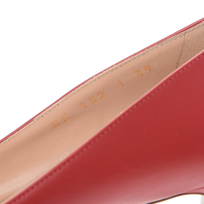 Valentino Garavani Calfskin Rockstud Platform Pumps 39 Red 10 of 12