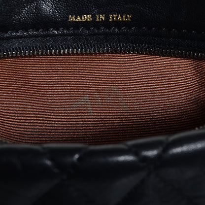 Lanvin Quilted Calfskin Medium Happy Shoulder Bag Black 7 of 10