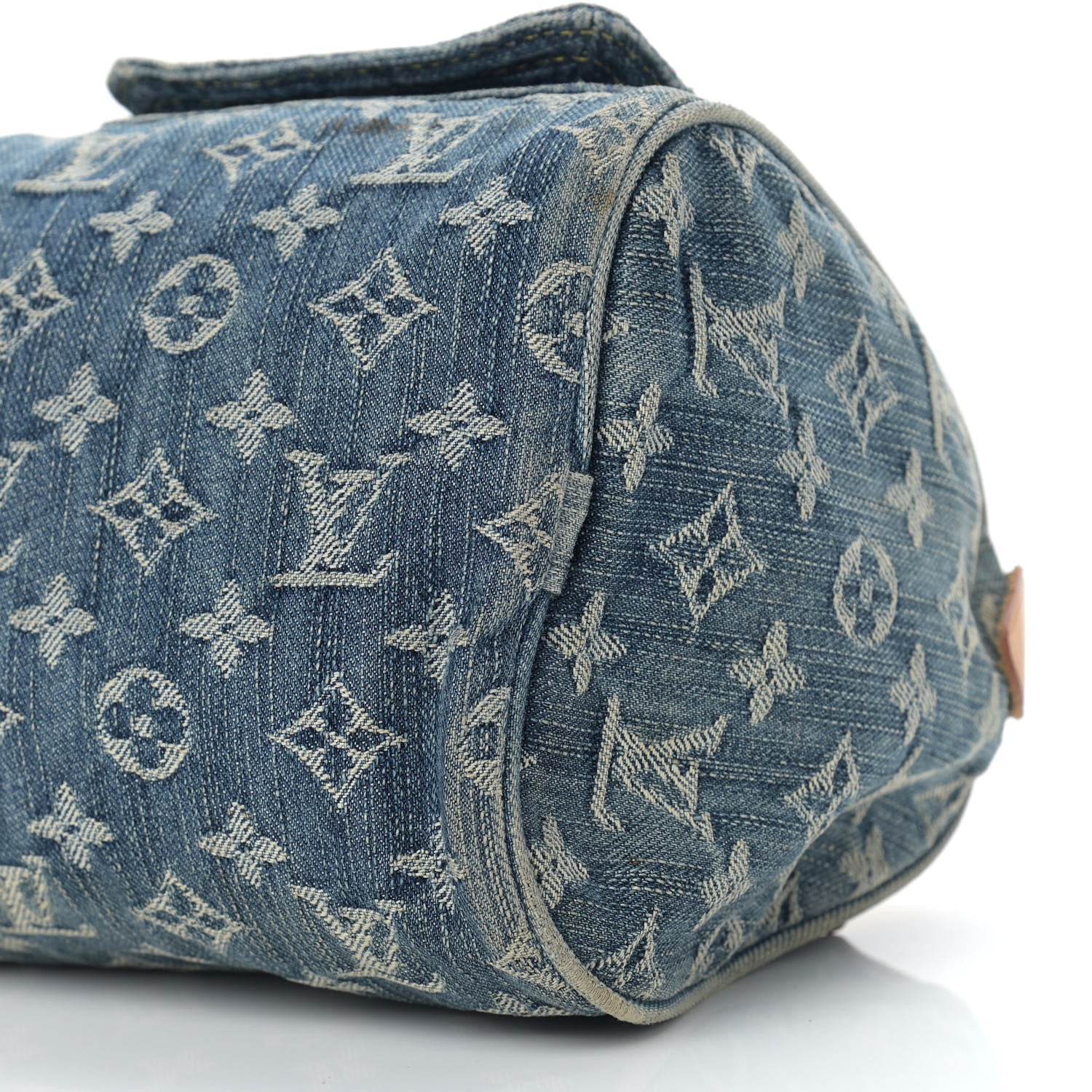 Louis Vuitton Monogram Denim Neo Speedy Blue 9 of 14