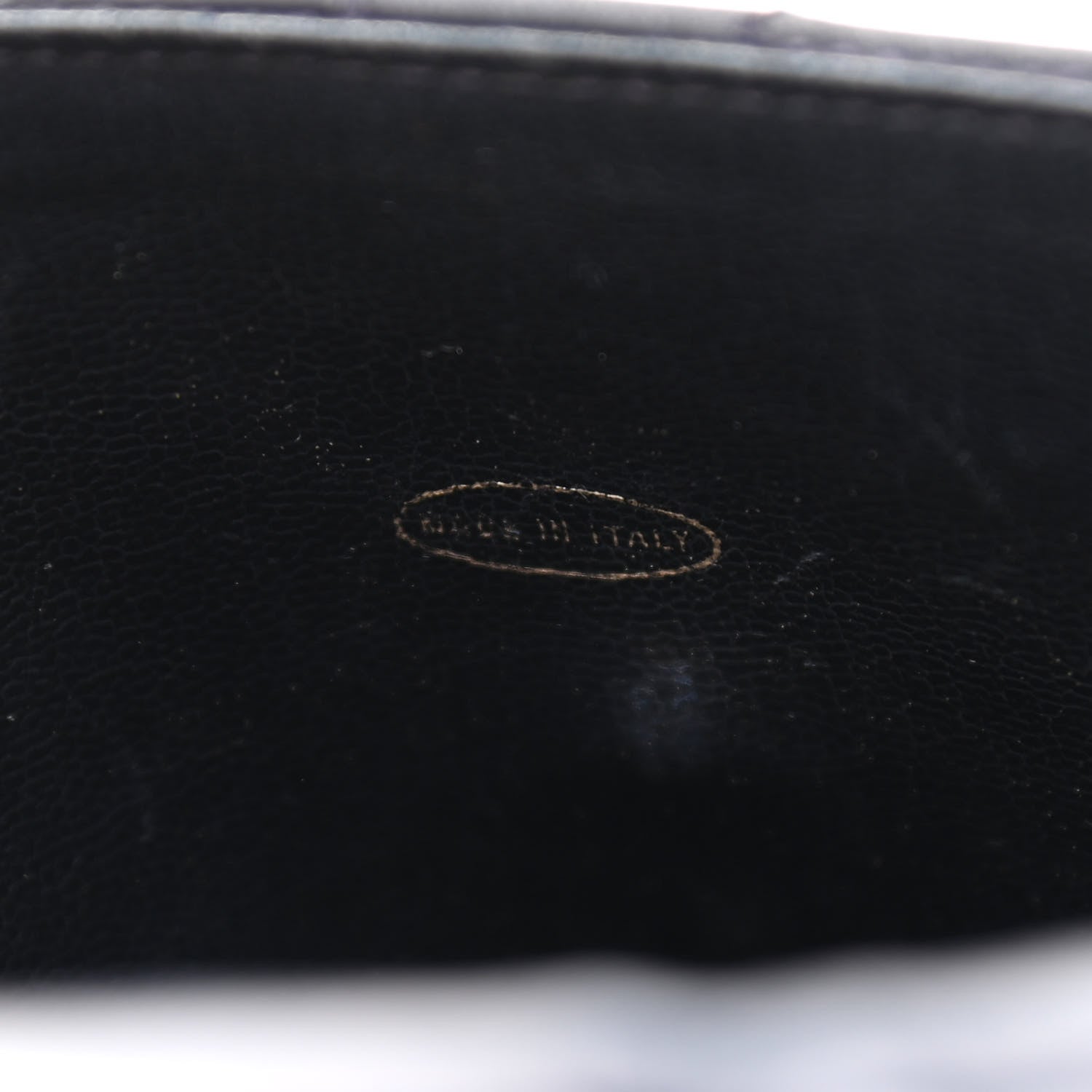 Chanel Lambskin Quilted Flap Crossbody Navy Blue 7 of 11