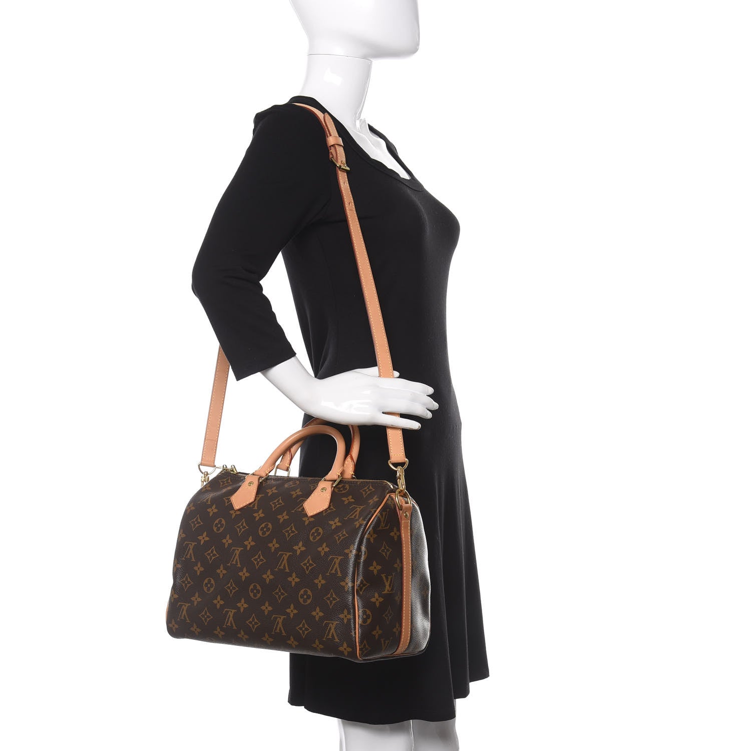 Louis Vuitton Monogram Speedy Bandouliere 30 2 of 11