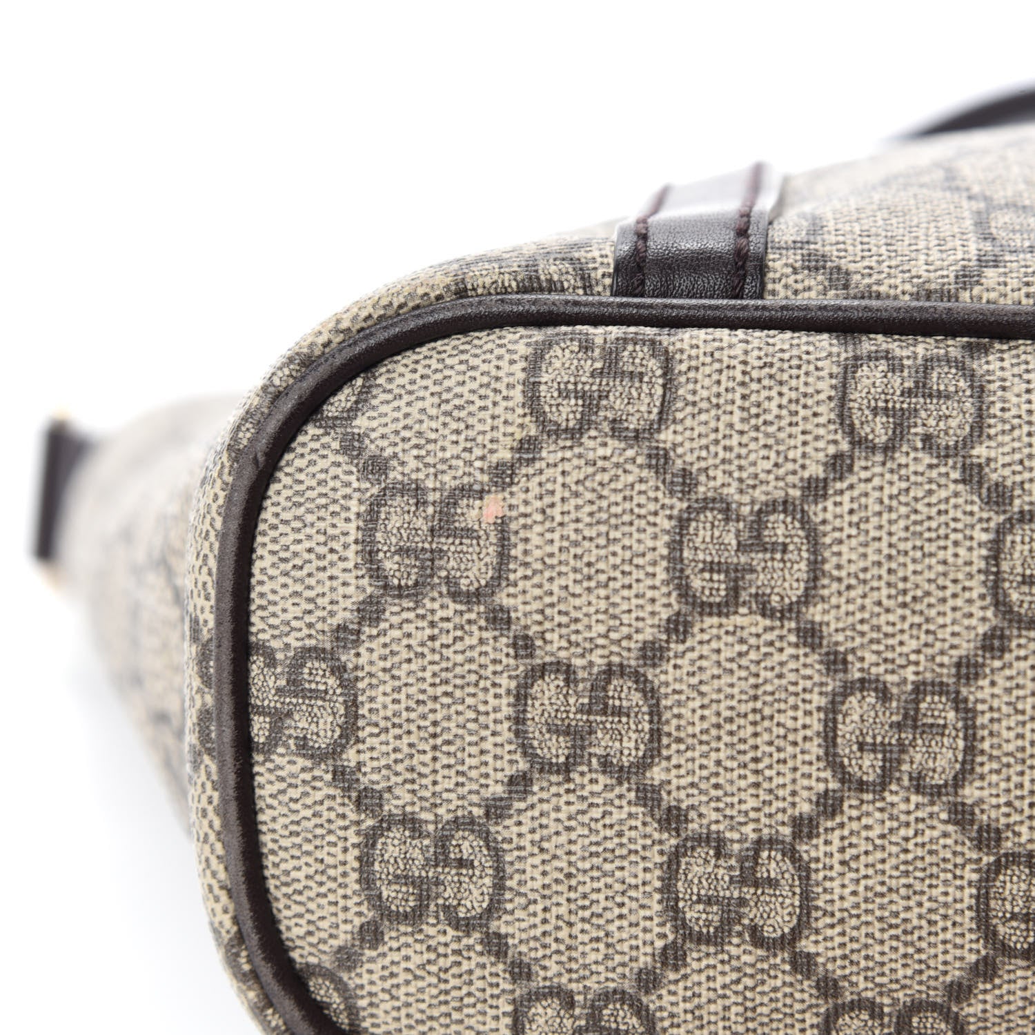 Gucci GG Supreme Monogram Medium Joy Tote Dark Brown 8 of 11