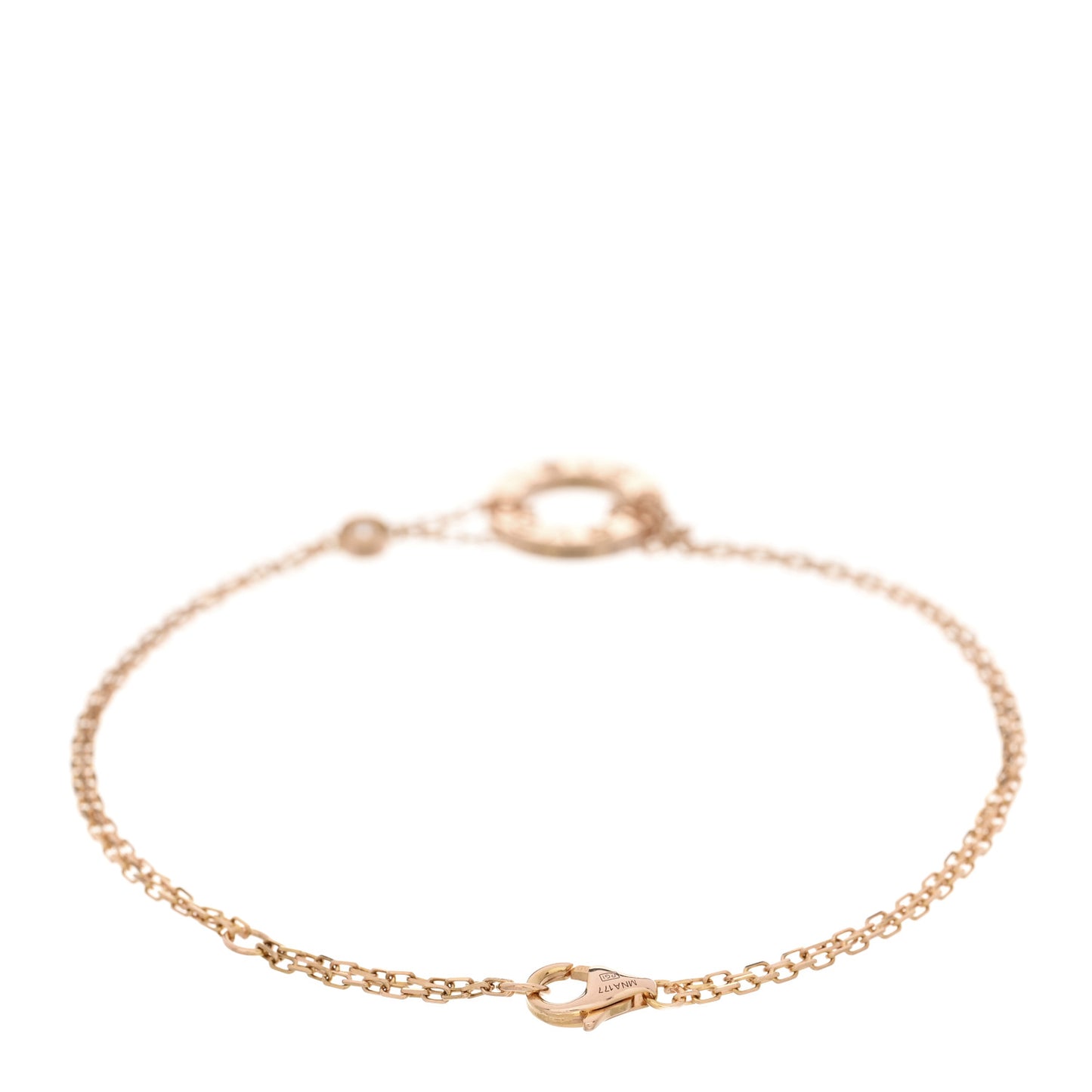 18K Pink Gold Diamond LOVE Bracelet