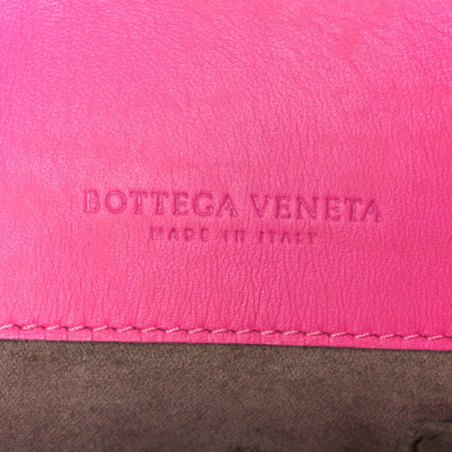 Nappa Intrecciato Large Olimpia Bag Rosa Shock