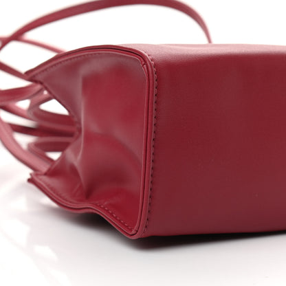 Telfar Vegan Leather Small Shopping Bag Oxblood 9 of 10