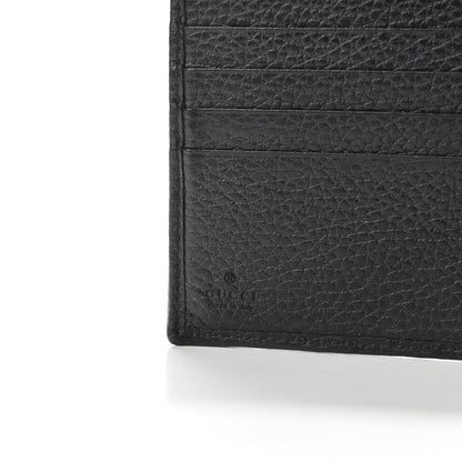 Gucci Dollar Calfskin Double G French Flap Wallet Black 7 of 9