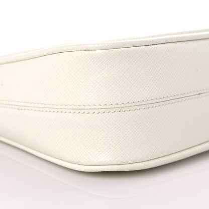 Prada Saffiano Lux Mini Re-Edition Shoulder Bag White 7 of 9