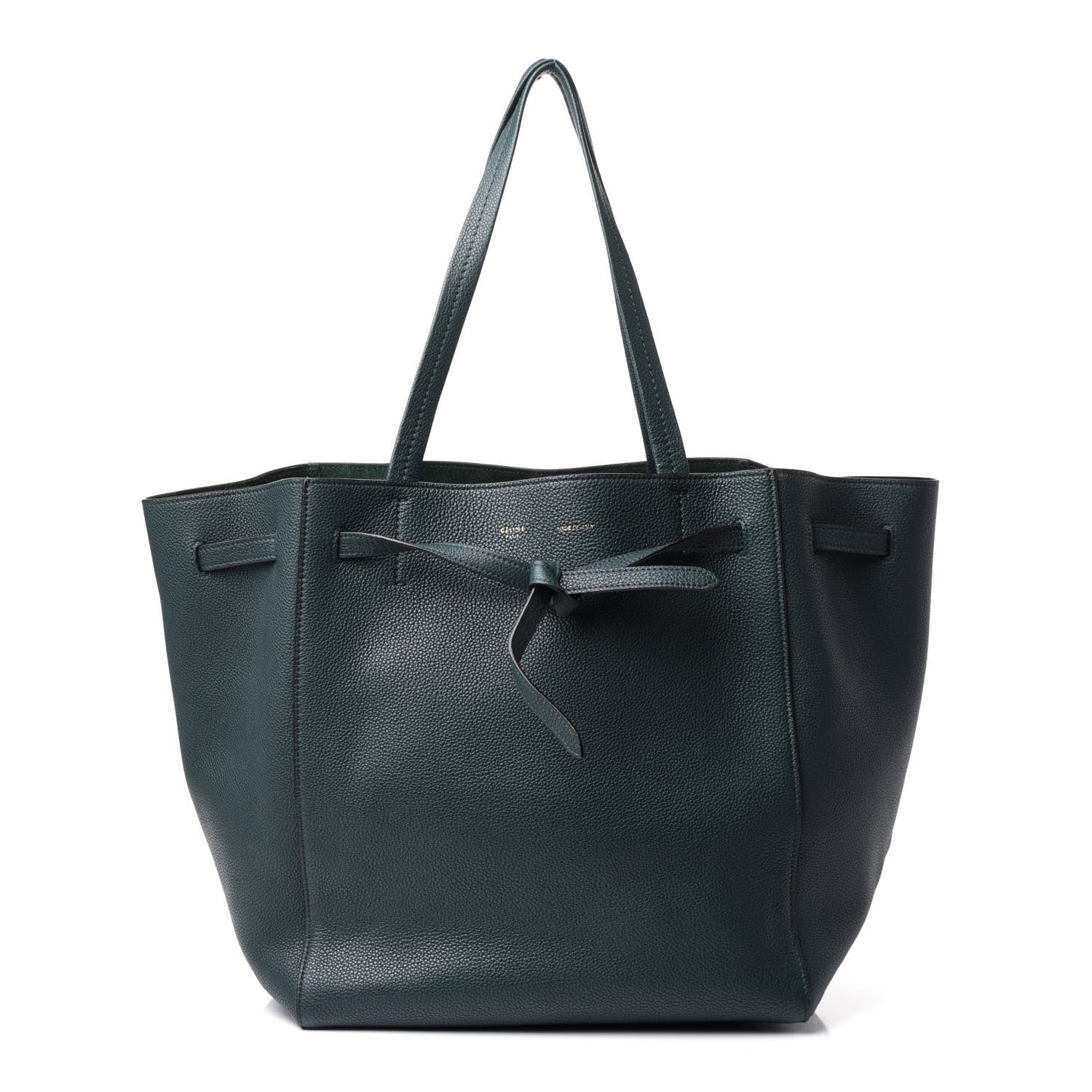 Celine Soft Grained Calfskin Small Belt Cabas Phantom Amazone 1 of 13
