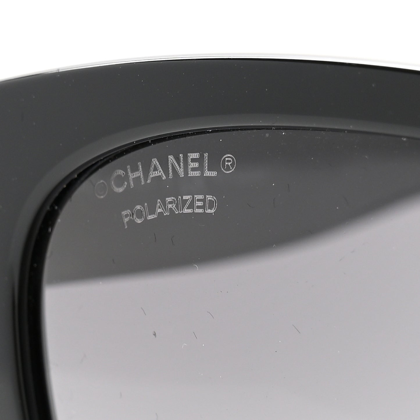 Acetate Polarized Square CC Sunglasses 5380 Black