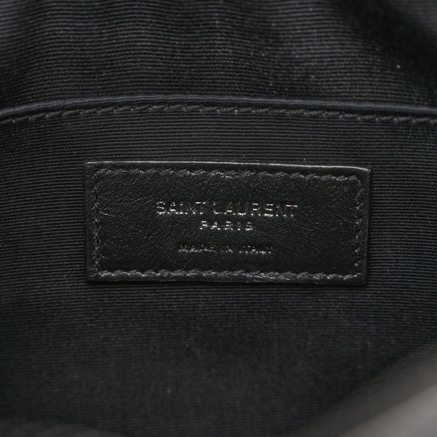Calfskin Matelasse Monogram Monochrome Lou Camera Bag Black