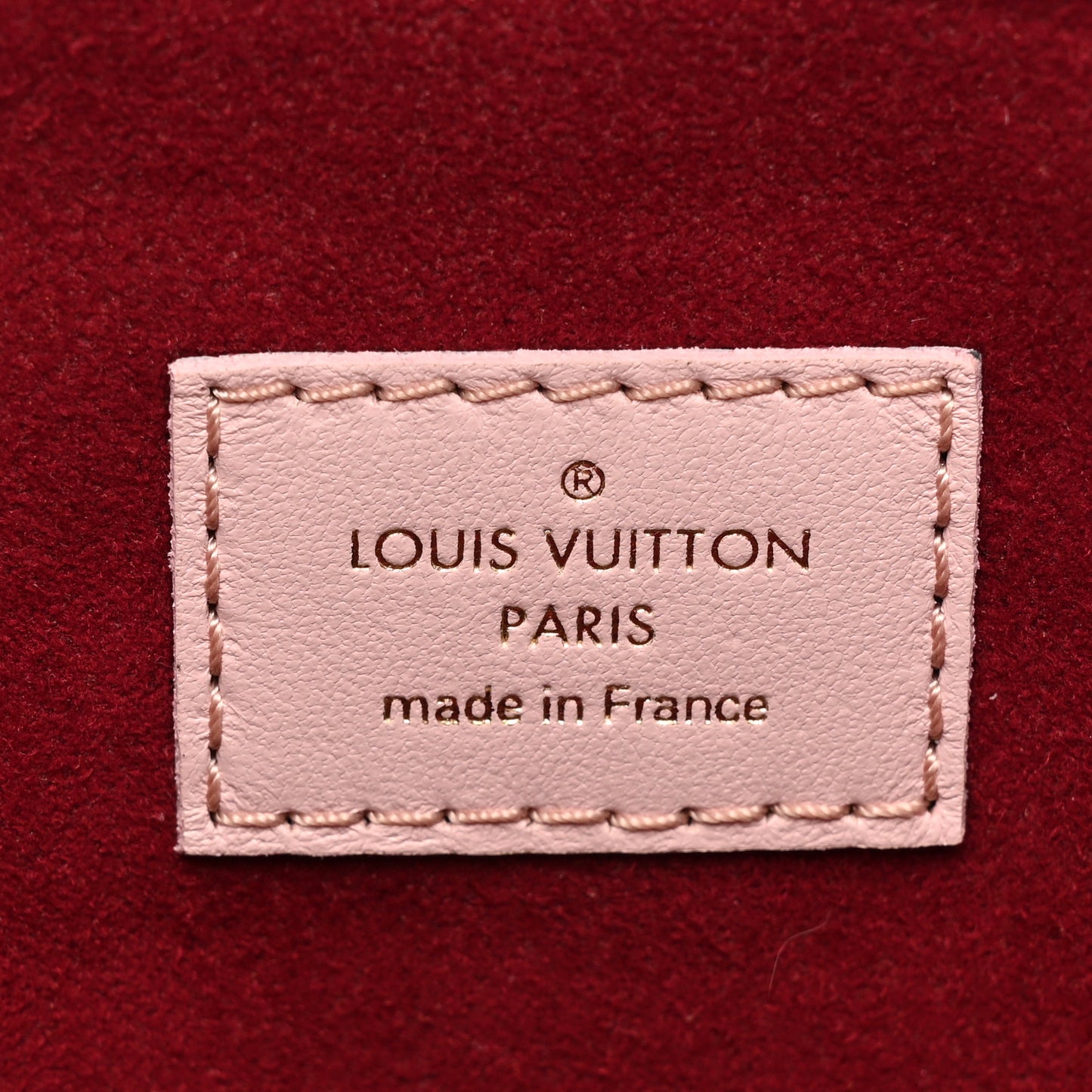 Lambskin Embossed Monogram Coussin PM Rose
