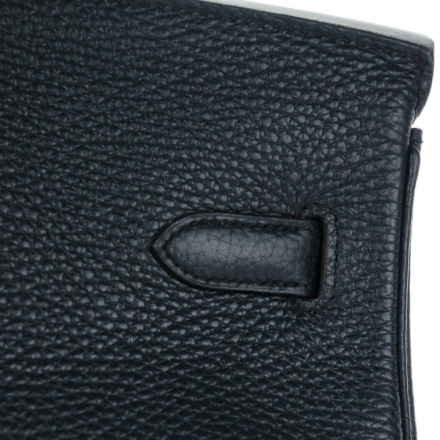 Taurillon Clemence Birkin 40 Bleu Obscur
