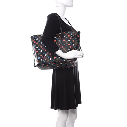 Louis Vuitton Game On Neverfull MM Black 2 of 10