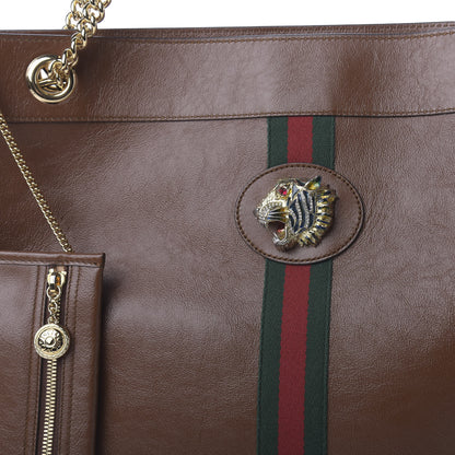 Gucci Calfskin Large Rajah Chain Tote Cuir 10 of 10