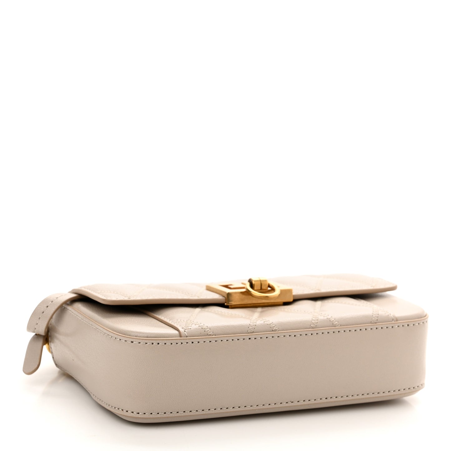 Goatskin Quilted GV3 Mini Pocket Convertible Bag Natural