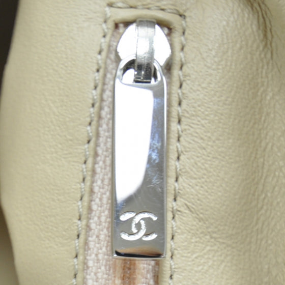 Chanel Caviar Quilted Timeless Clutch Beige Clair 10 of 13