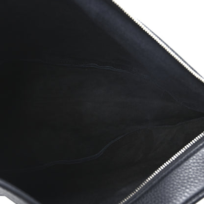The Row Grained Calfskin Large Slouchy Banana Bag Black 5 of 9