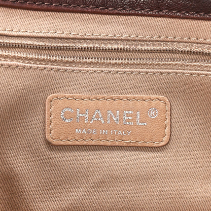Chanel Calfskin Diamond Stitch Large Messenger Brown 7 of 12
