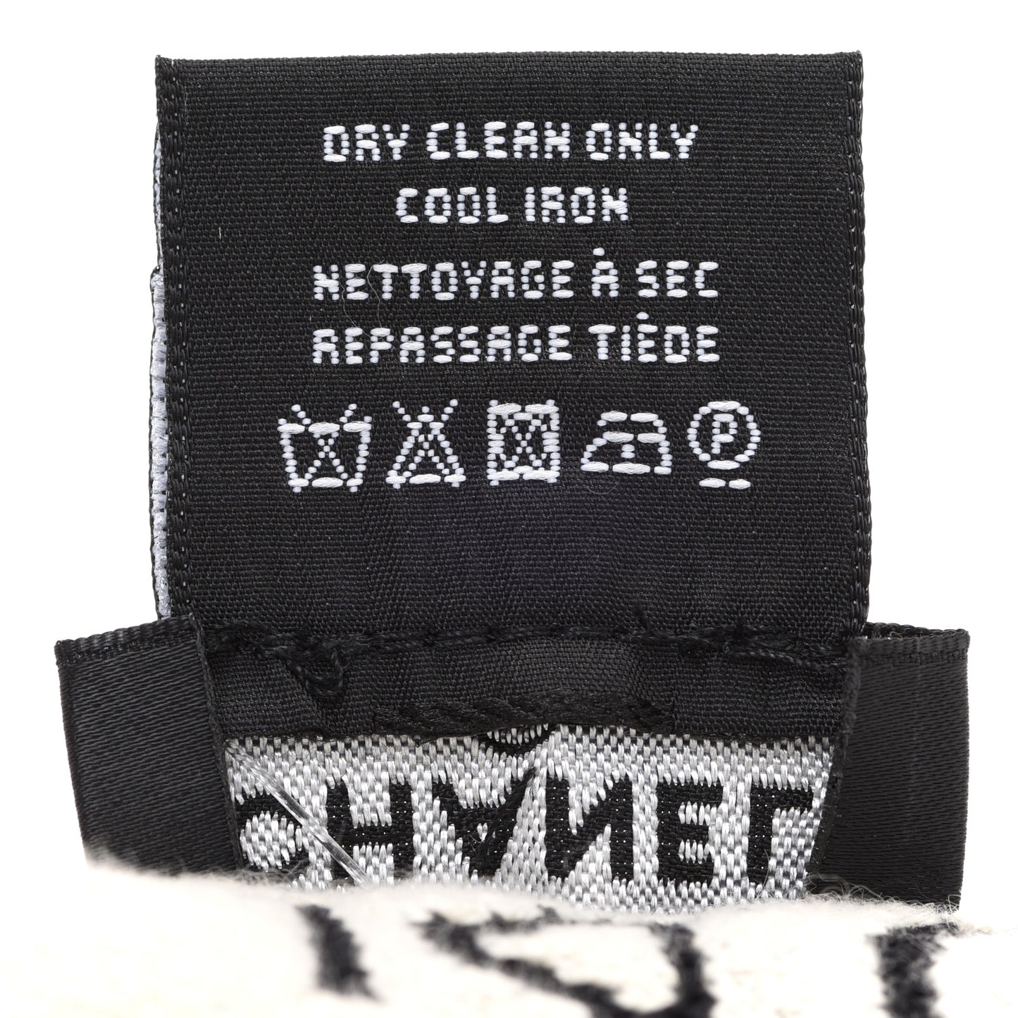 Cashmere Logo Headband Black White