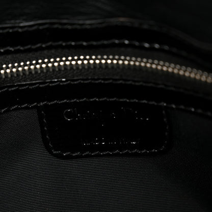 Christian Dior Patent Lambskin Cannage Rendezvous Flap Black 7 of 14