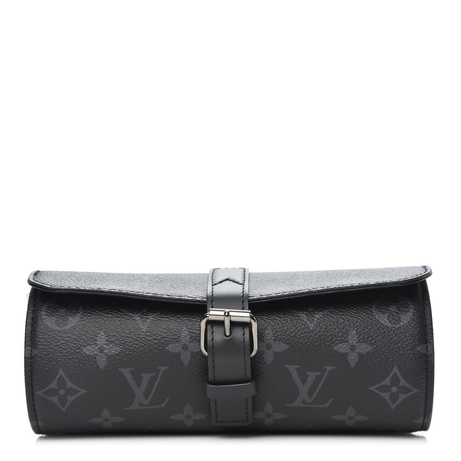 Louis Vuitton Monogram Eclipse 3 Watch Travel Case 1 of 11