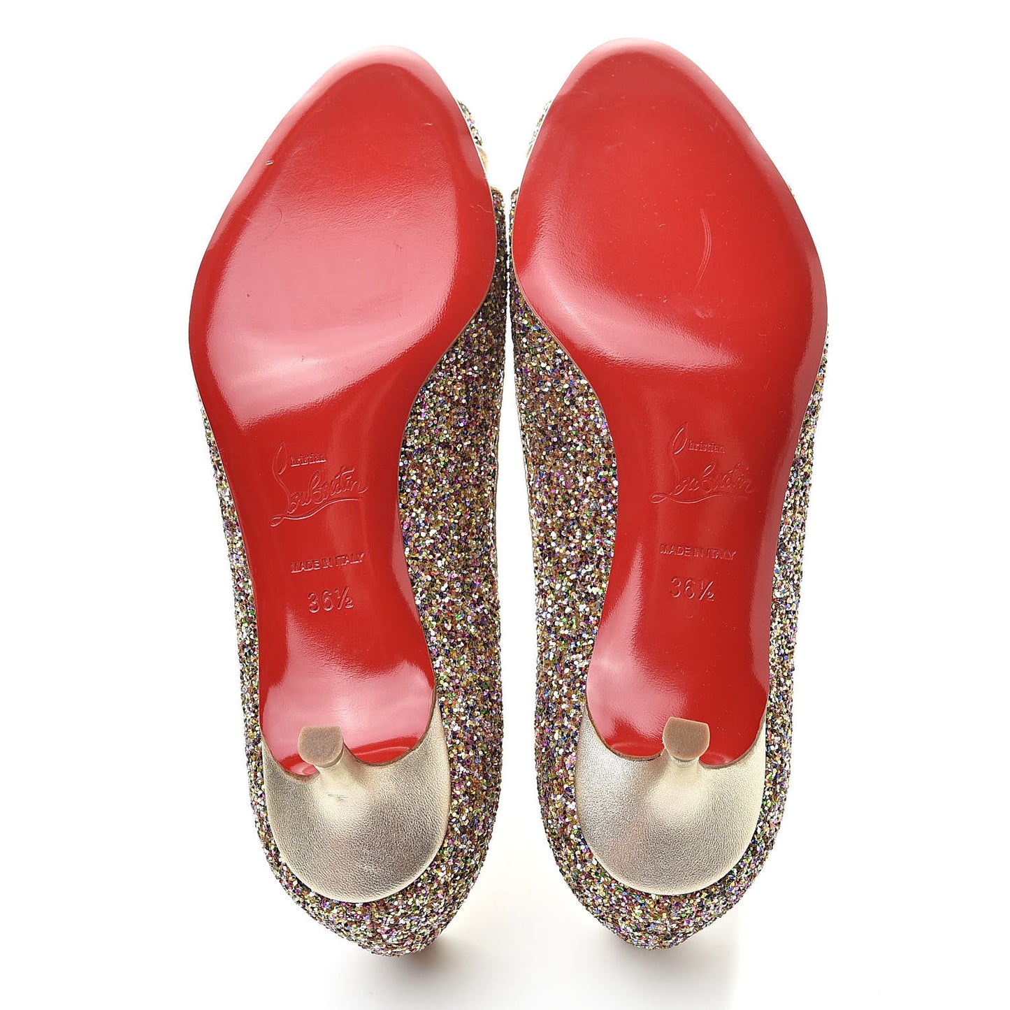 Glitter Nappa Croisette 45 Pumps 36.5 Multicolor
