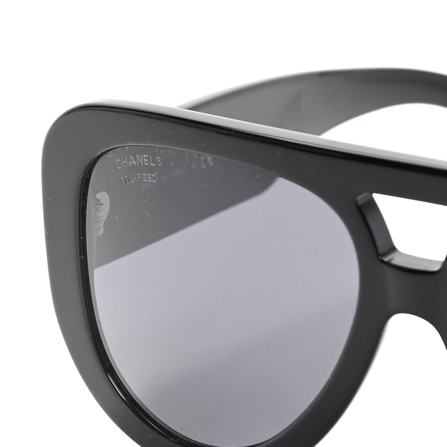 Chanel Resin Polarized Sunglasses 5423-B Black 7 of 8