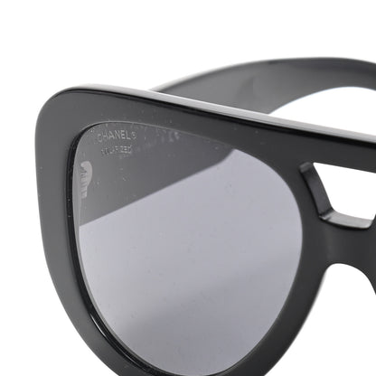 Chanel Resin Polarized Sunglasses 5423-B Black 7 of 8