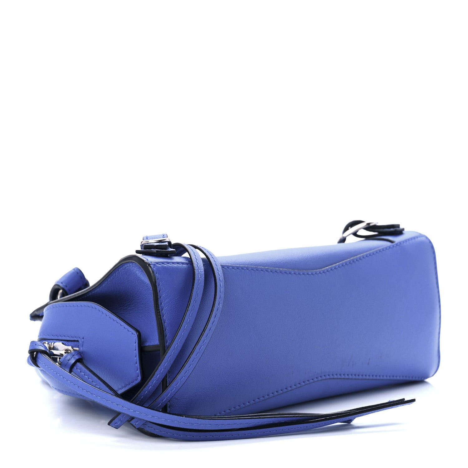 Balenciaga Smooth Calfskin Neo Classic Silver Hardware Mini City Bleu 4 of 11