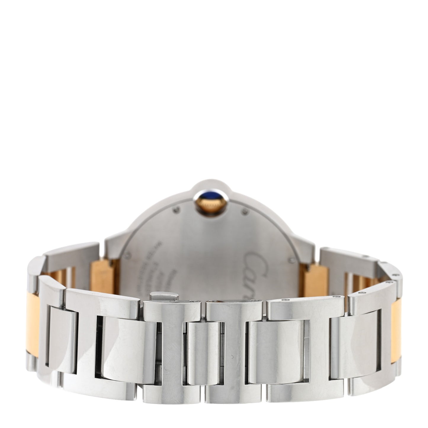 Stainless Steel 18K Yellow Gold 42mm Ballon Bleu De Cartier Automatic Watch