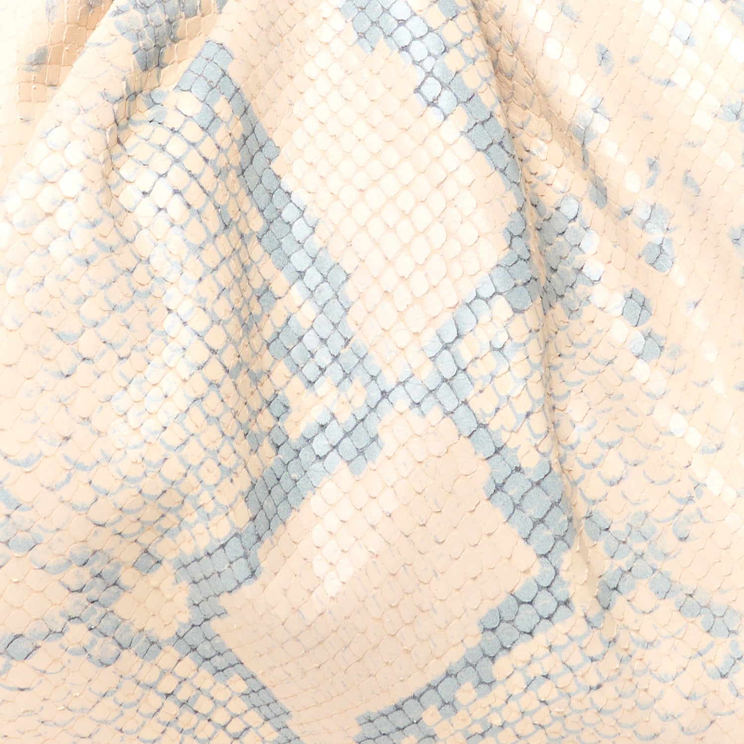 Bottega Veneta Goatskin Snakeskin Teen Pouch Cantaloupe 9 of 11